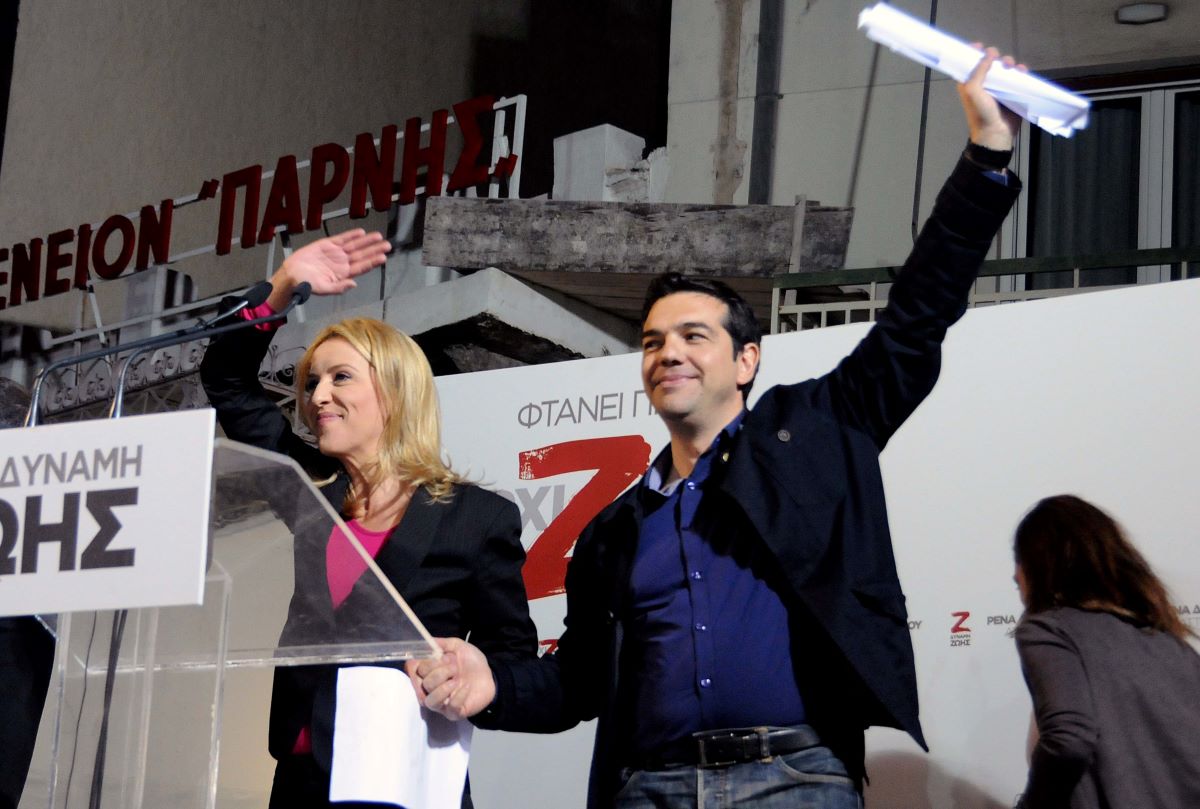 Ρένα Δούρου και Αλέξης Τσίπρας