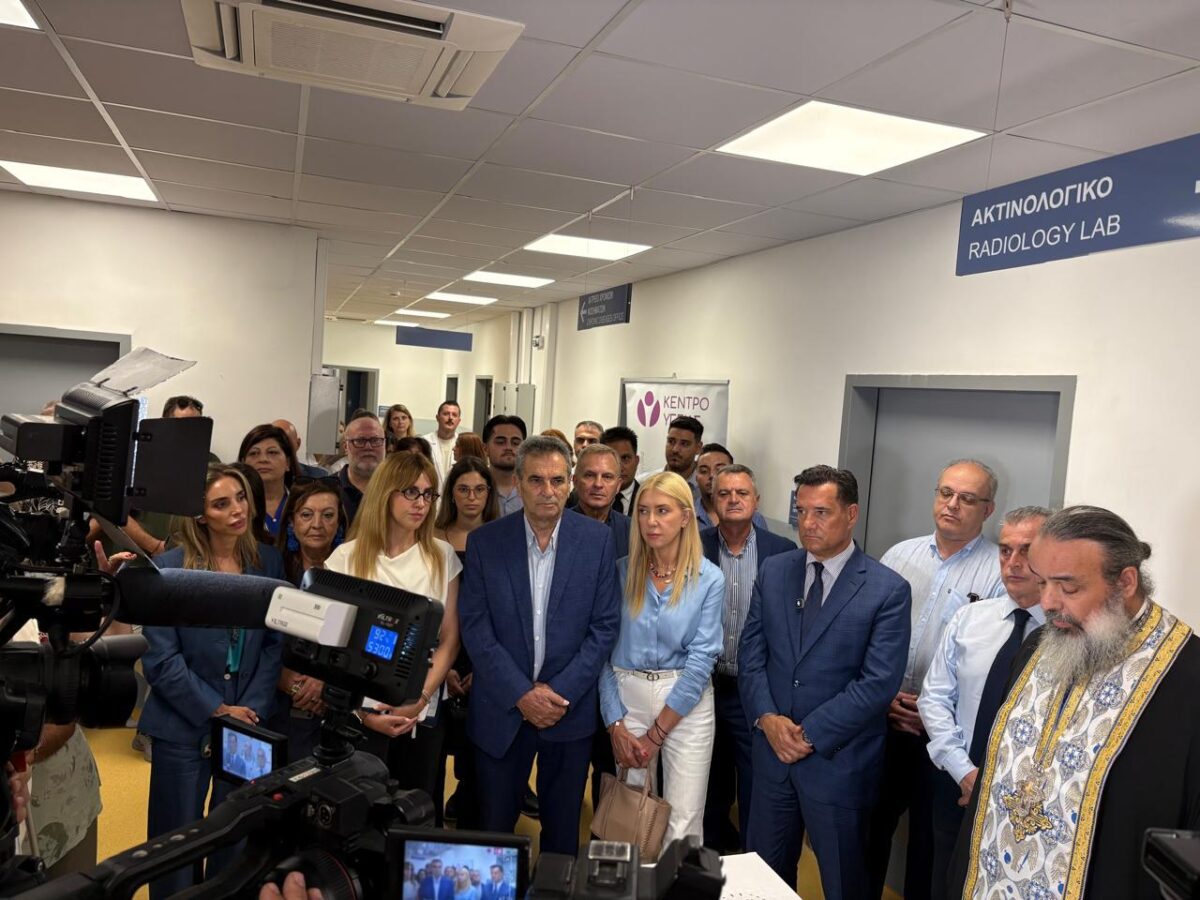 Ο υπουργός Υγείας, Άδωνις Γεωργιάδης στο νοσοκομείο Δράμας