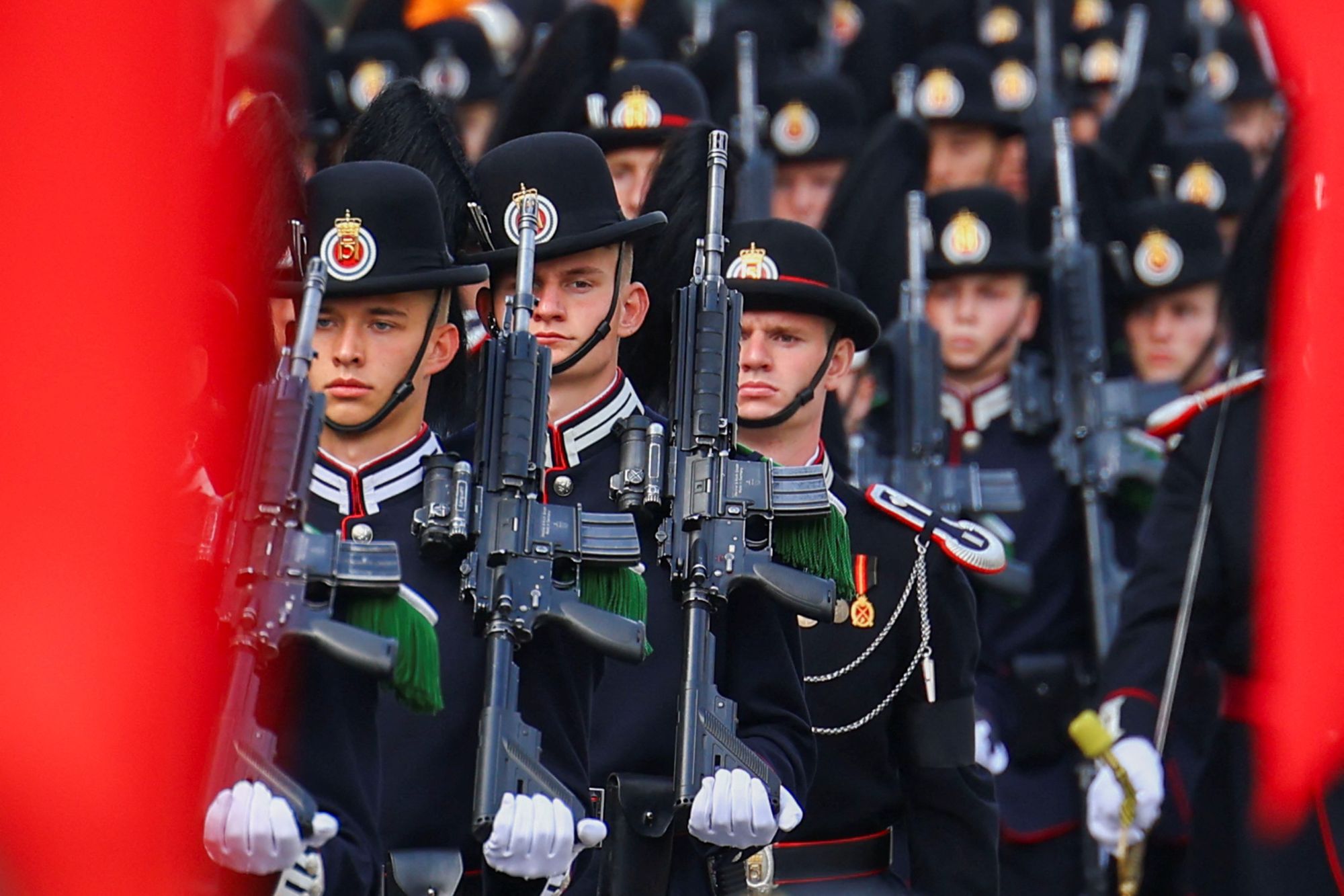 Στιγμιότυπο απο την ορκωμοσία του βασιλιά της Νορβηγίας Χάακον
