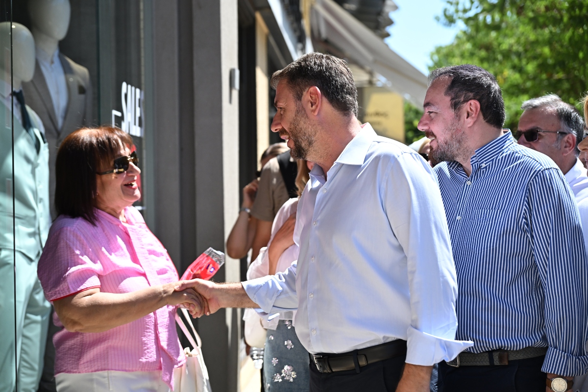 Ο Νίκος Ανδρουλάκης στο Ηράκλειο