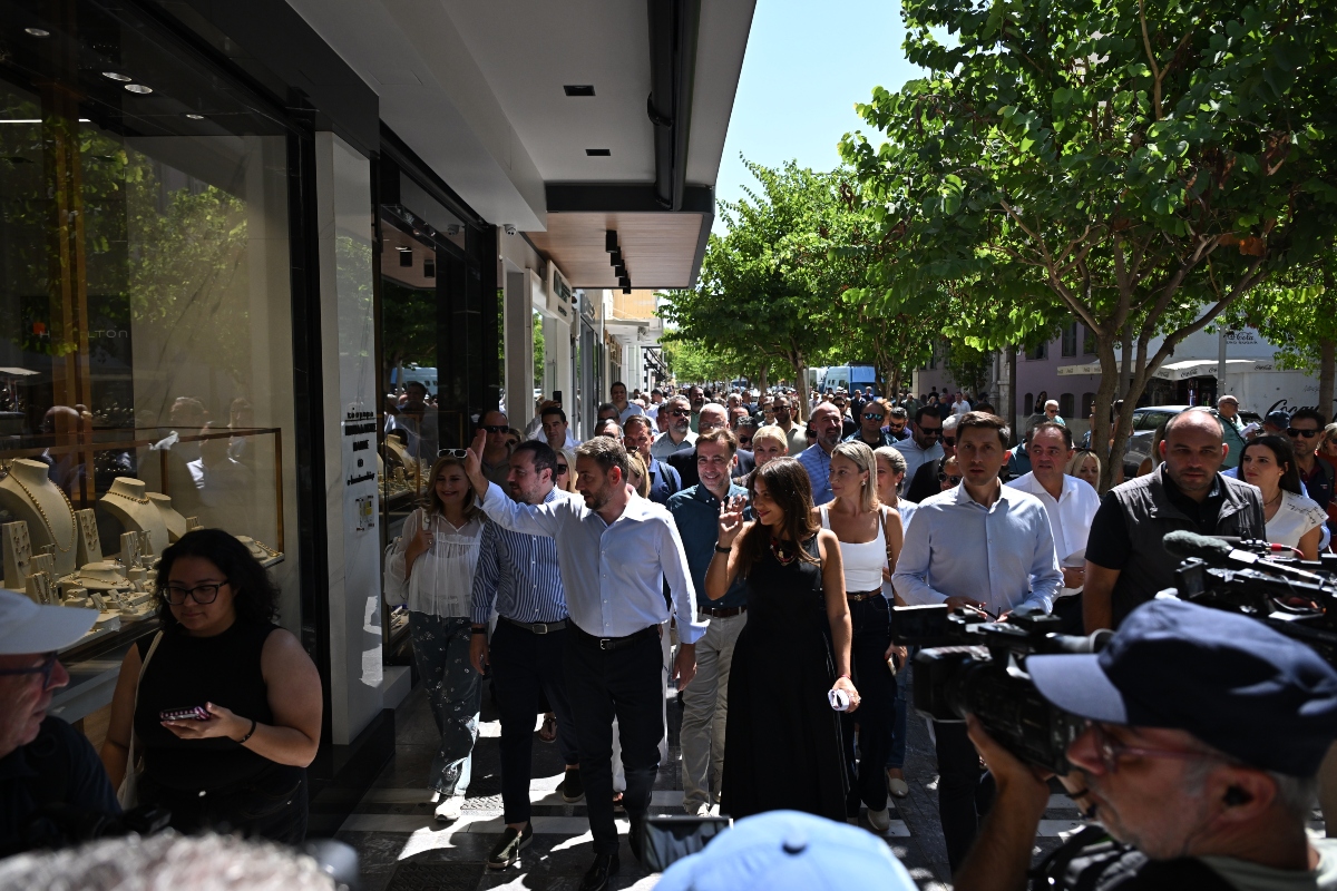 Ο Νίκος Ανδρουλάκης στο Ηράκλειο