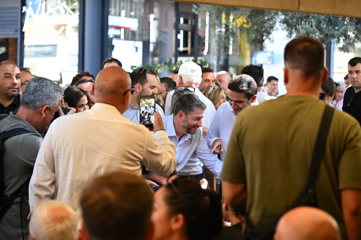 Ο Νίκος Ανδρουλάκης στο Ηράκλειο