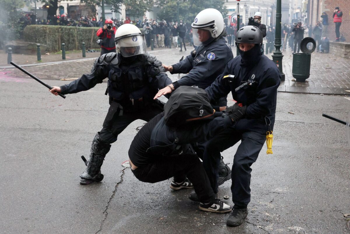 Βρυξέλλες επεισόδια 