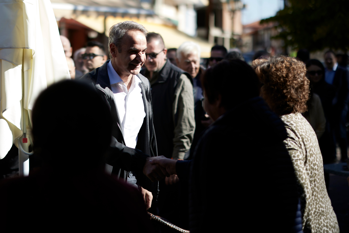 Κυριάκος Μητσοτάκης από Κατερίνη